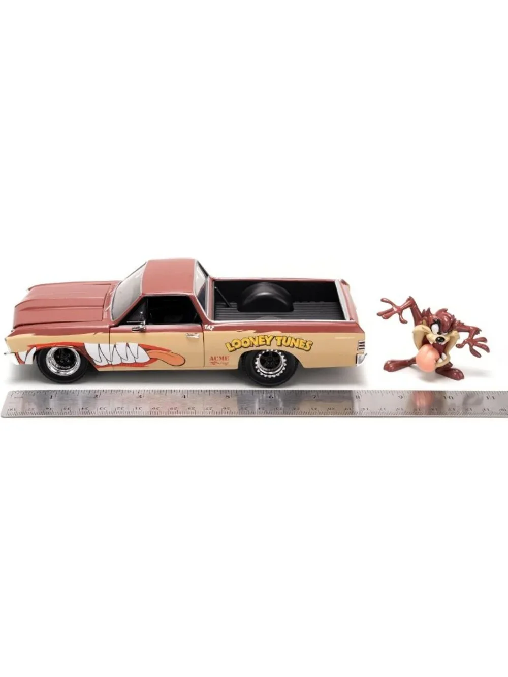 1967 Chevy El Camino Die-Cast Car with Tasmanian Devil Figure - Fun Collectible